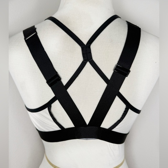 Emporio Armani Other - Emporio Armani Bra Iconic Logoband Padded Caged Cage strap Black and White